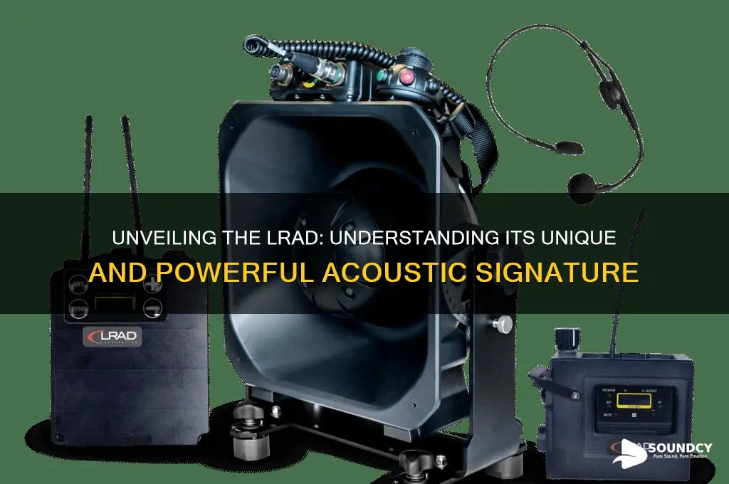how does an lrad sound