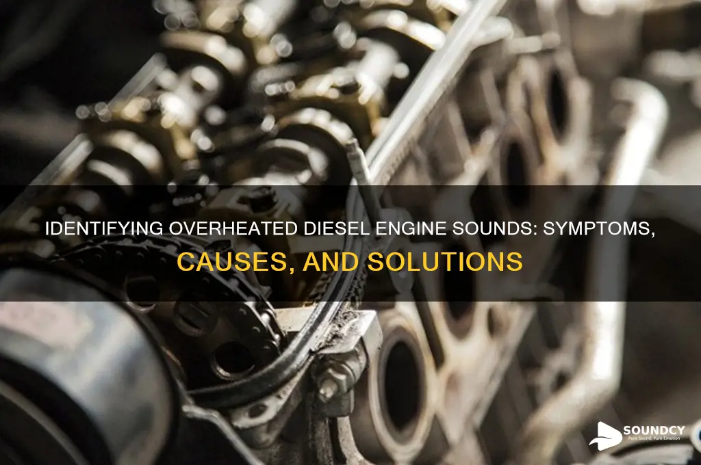 how does an overheated diesel sound