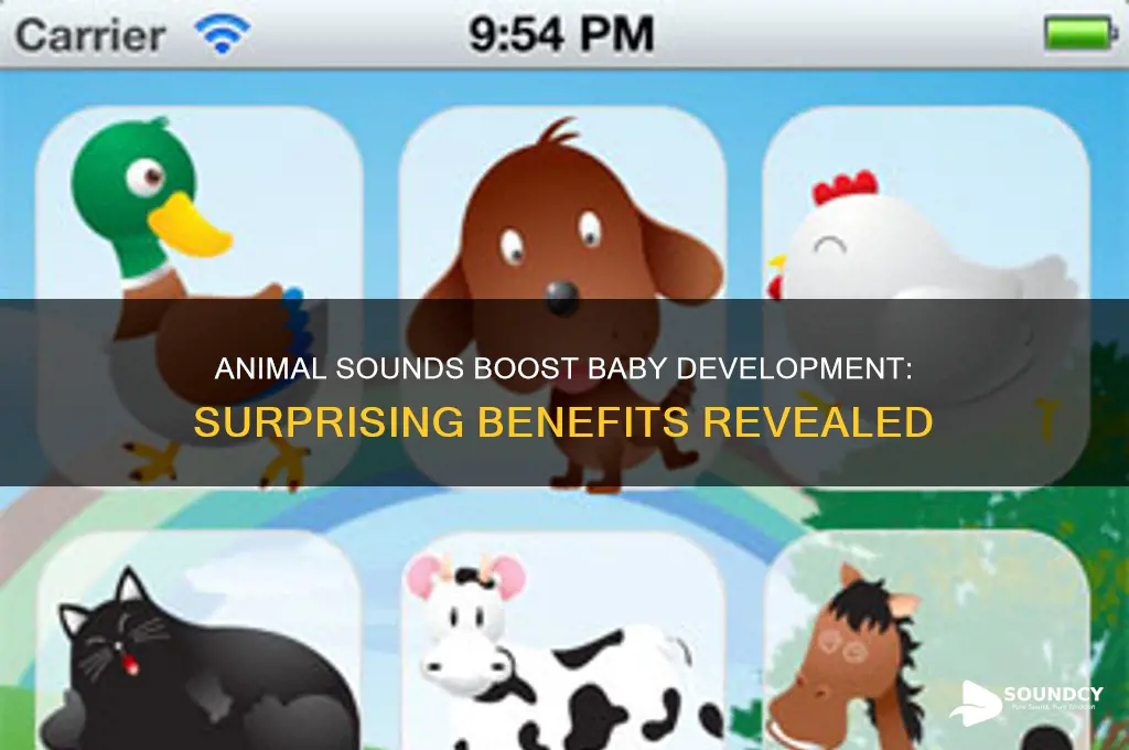 how does animal sounds benefits babies