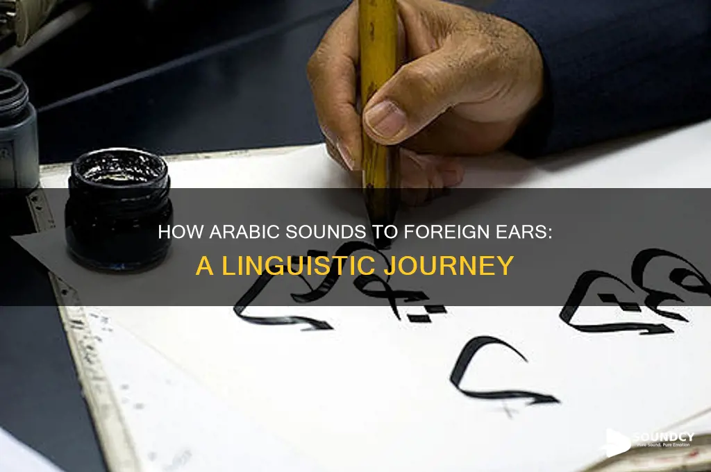 how does arabic sound to foreigners