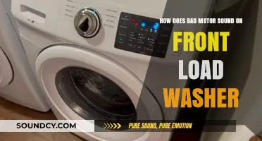 Troubleshooting Front Load Washer: Identifying and Fixing Bad Motor Sounds