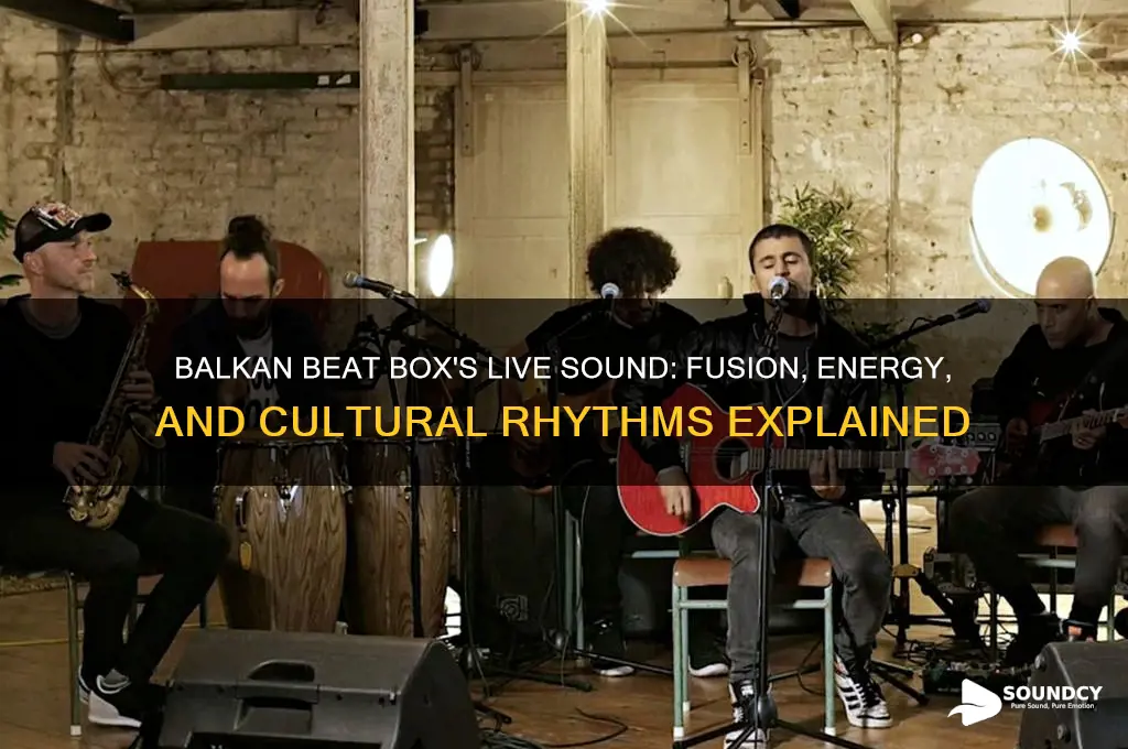 how does balkan beat box create their live sound