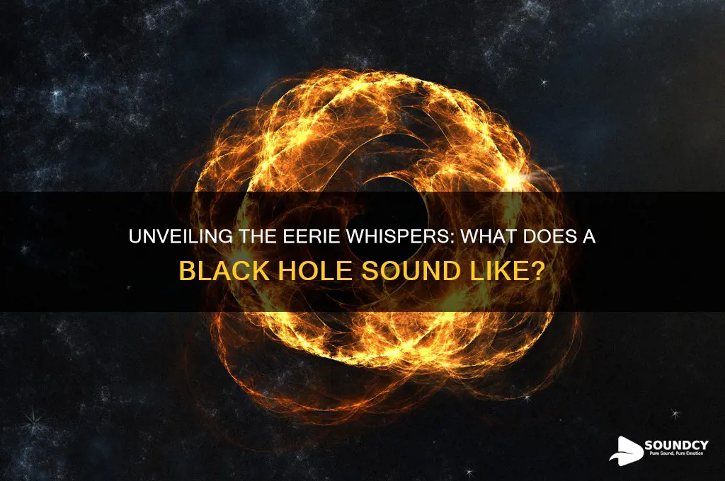 how does black hole sound