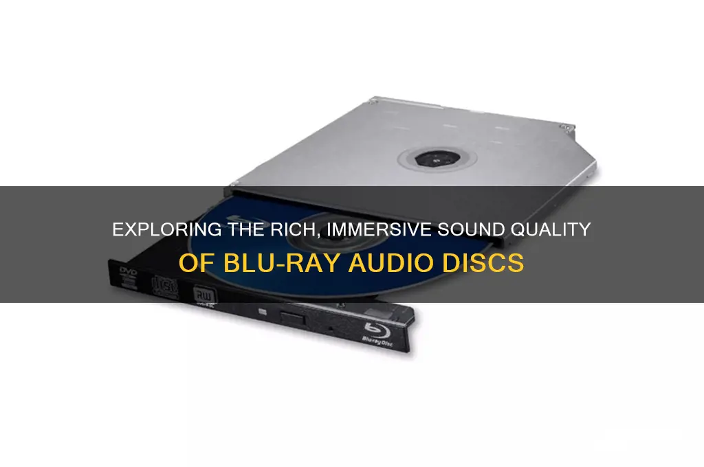 how does bluray audio disc sound