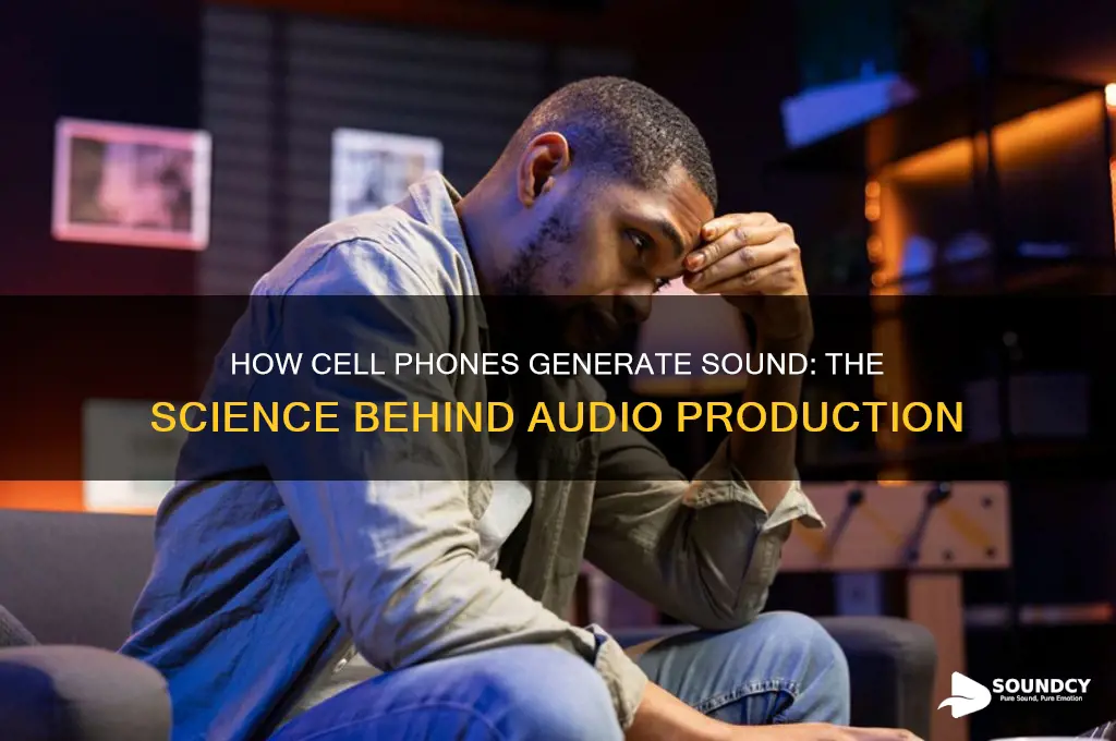 how does cell phone produce sound