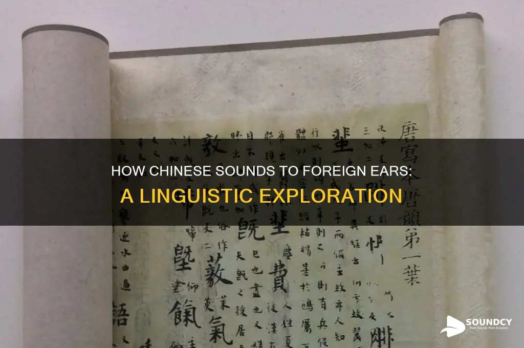 how does chinese sound to foreigners