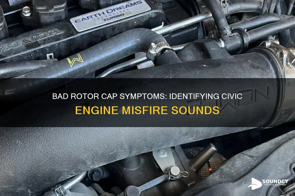 how does civic sound when rotor cap is bad