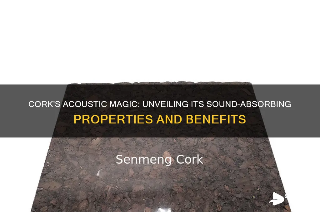 how does cork absorb sound