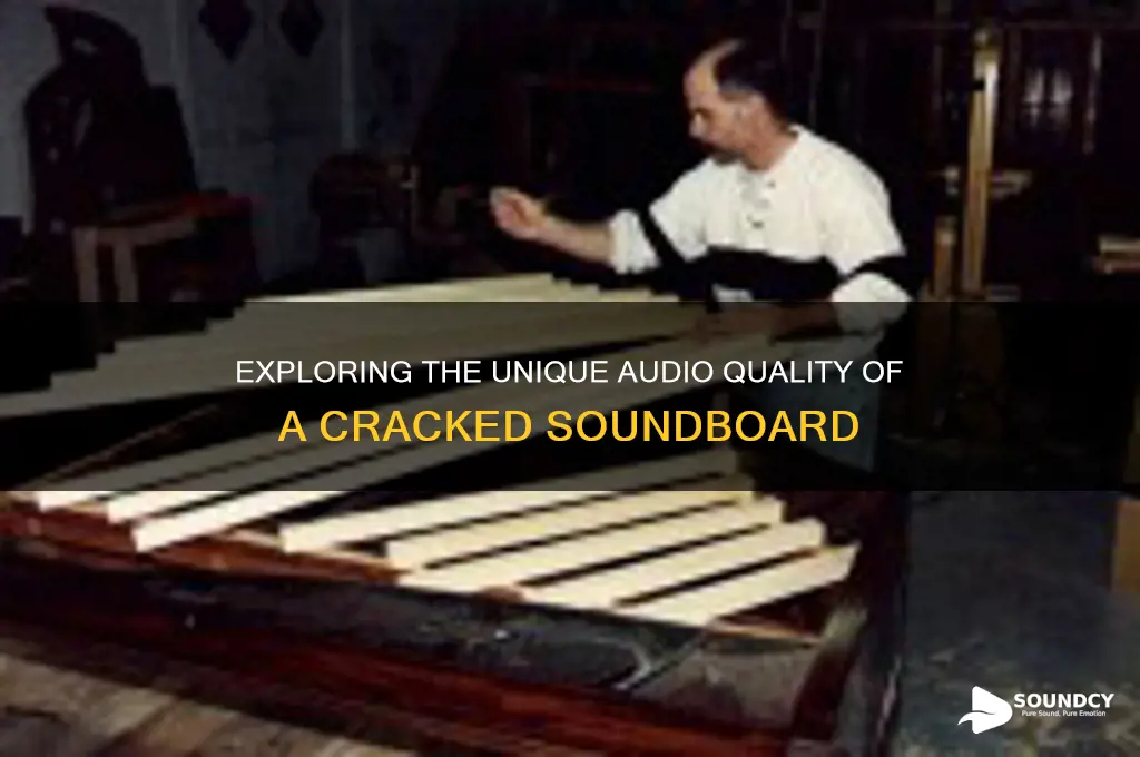 how does cracked soundboard sound