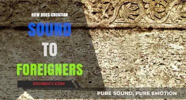 How Croatian Sounds to Foreign Ears: A Linguistic Journey