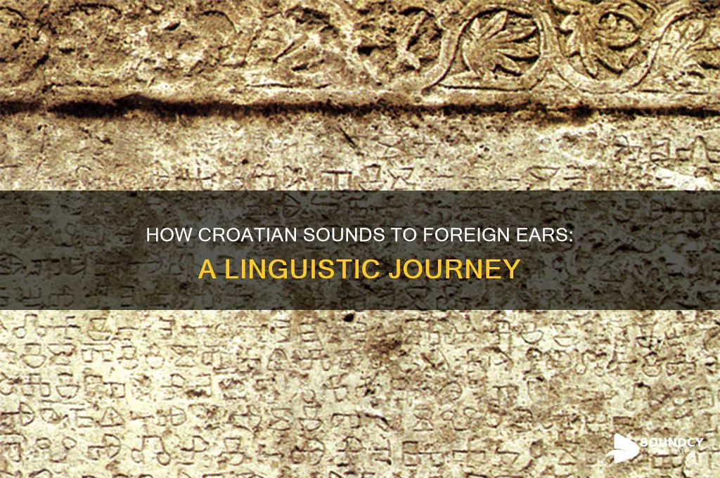 how does croatian sound to foreigners