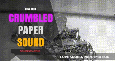 The Unique Acoustic Qualities of Crumbled Paper: A Sound Exploration