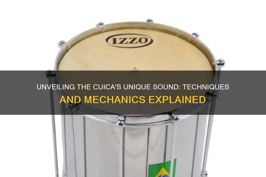 how does cuica makes sounds