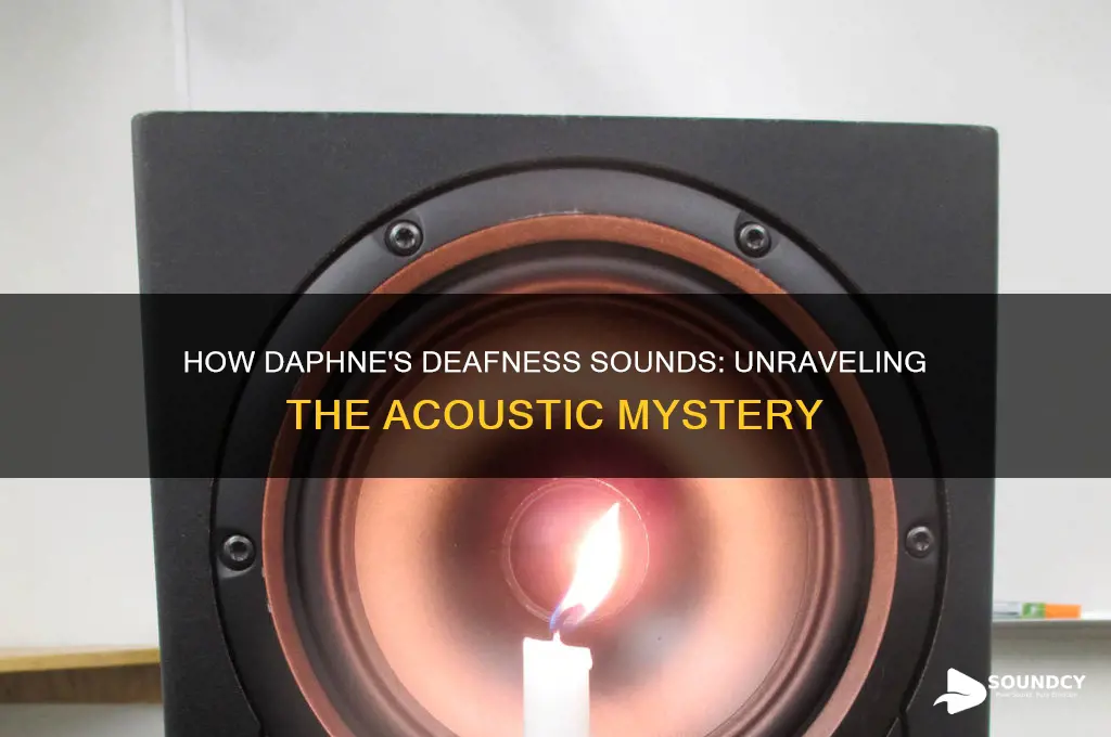 how does daphne sound deaf