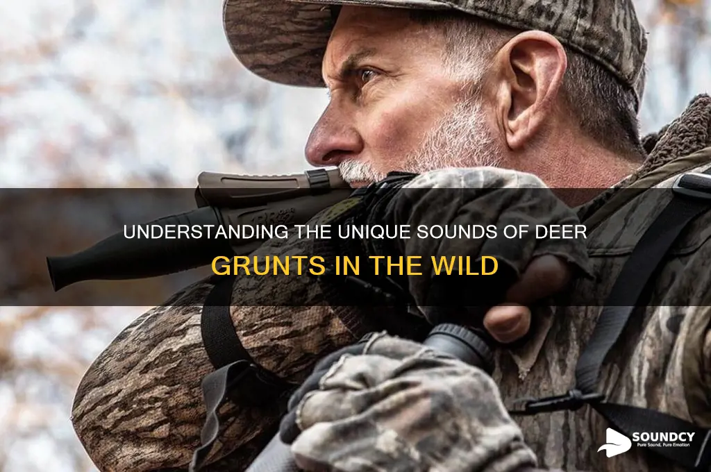 how does deer grunts sound