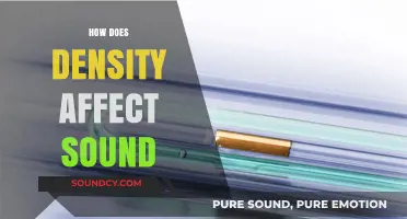 Density's Role in Shaping Sound Waves and Propagation