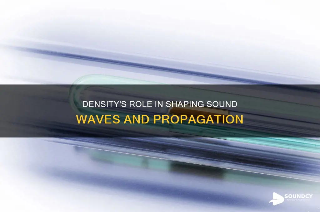 how does density affect sound