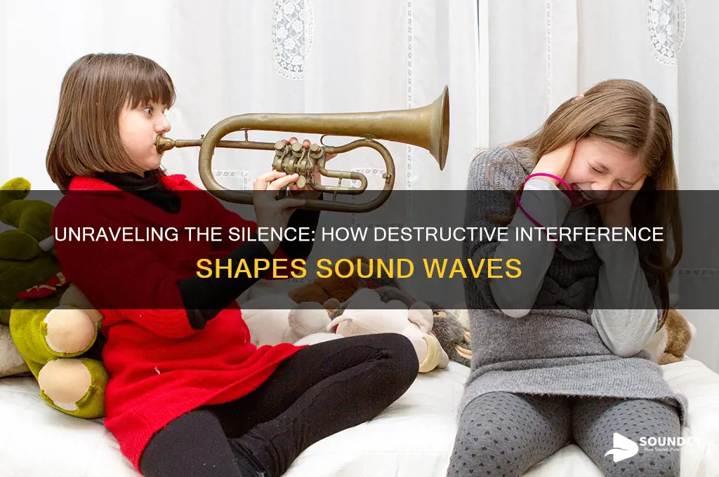 how does destructive interference sound