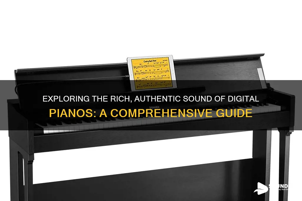 how does digital piano sound