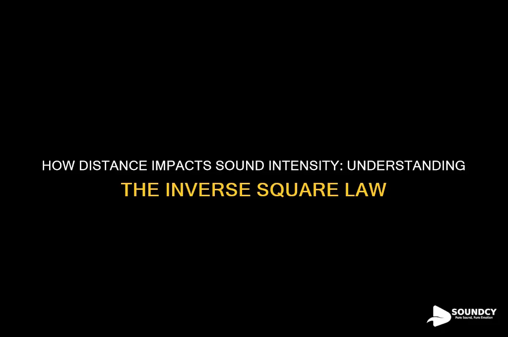 how does distance affect sound intensity