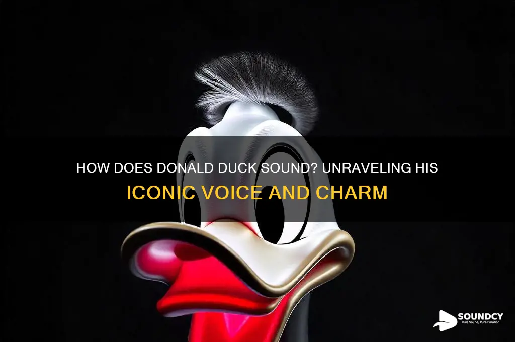 how does donald duck sound