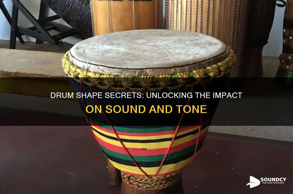 how does drum shape affect sound