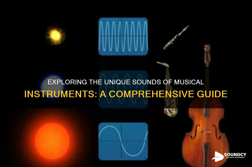 how does each instrument sound