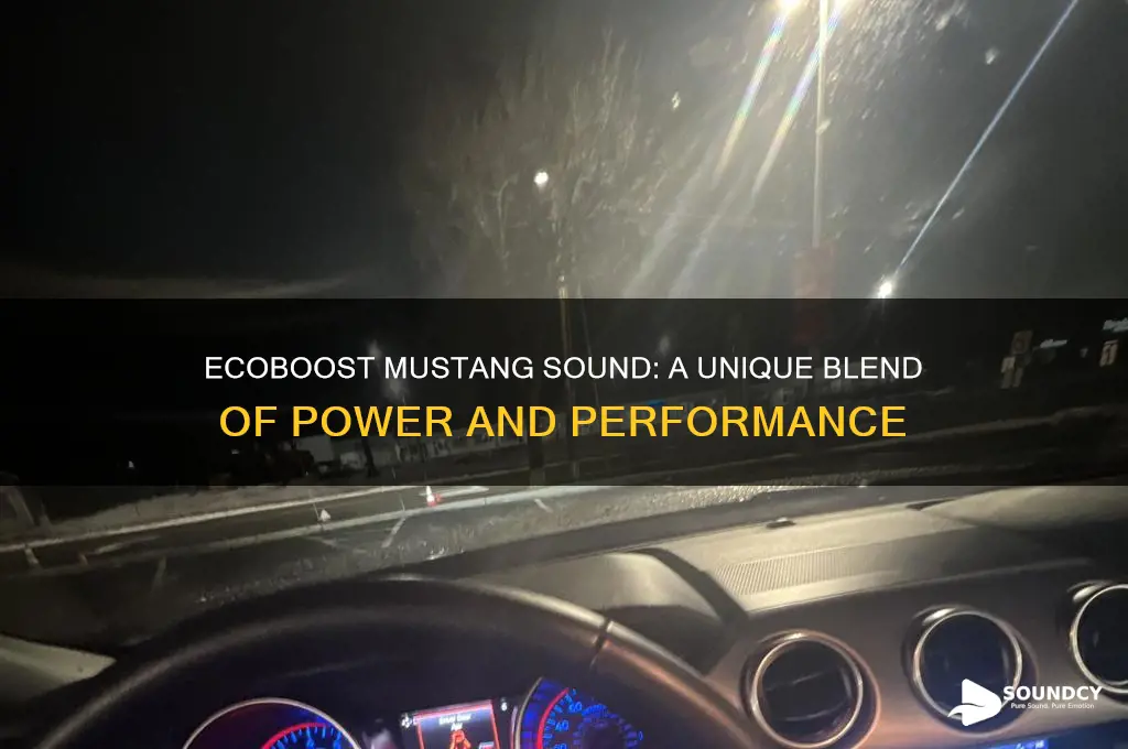 how does ecoboost mustang sound