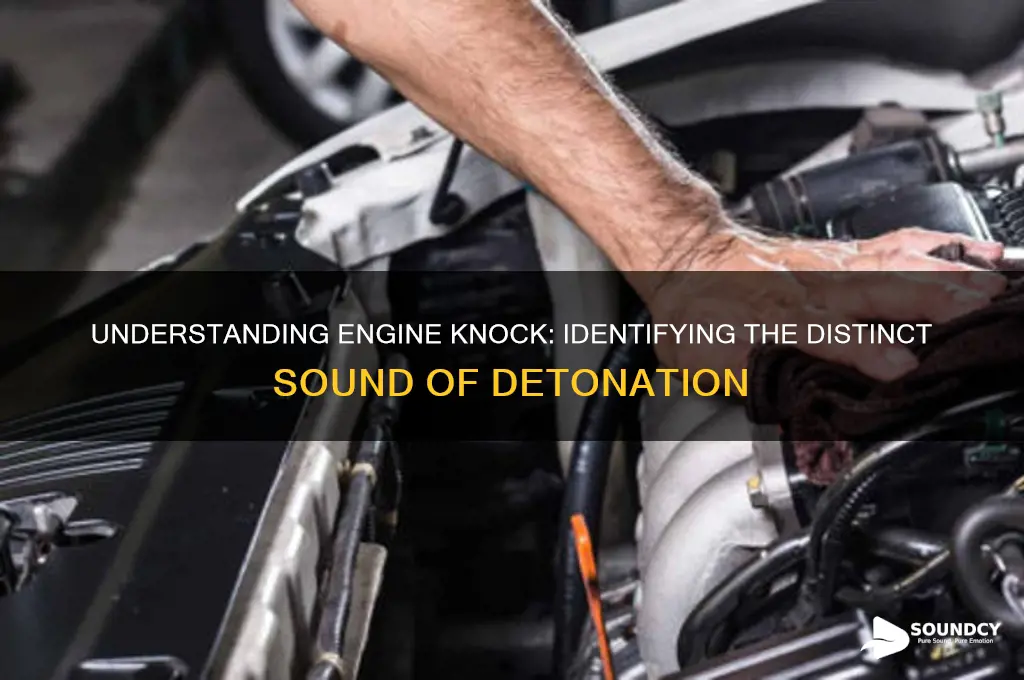 how does engine knock sound