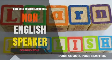 How English Sounds to Non-Native Ears: A Linguistic Exploration
