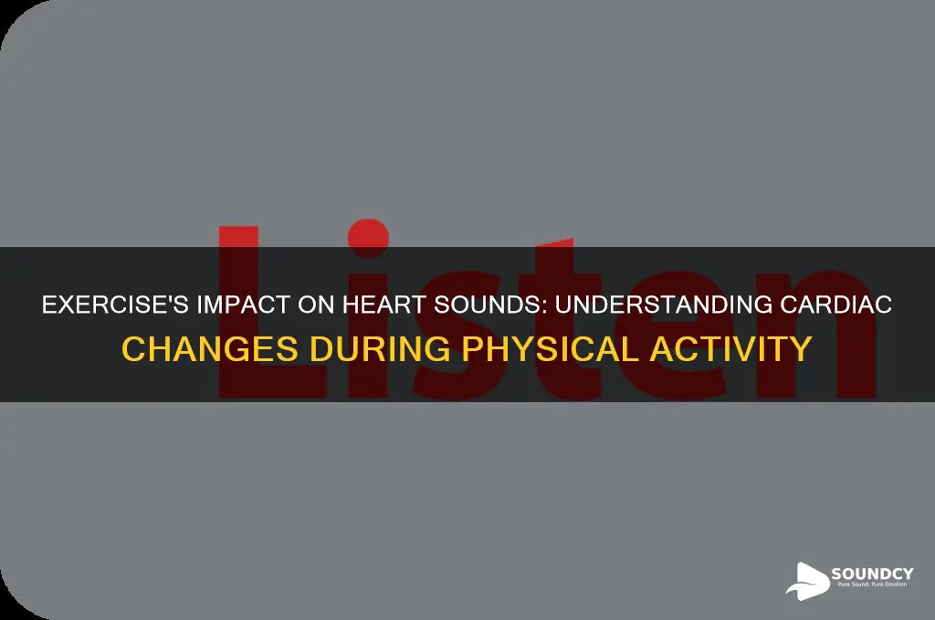 how does exercise affect heart sounds