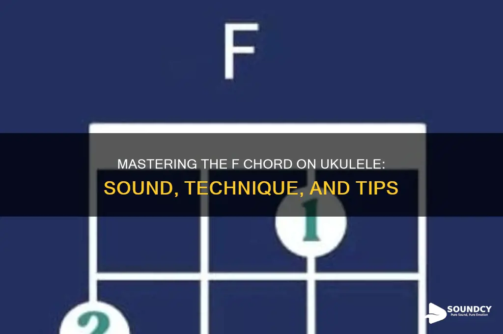 how does f chord sound ukulele