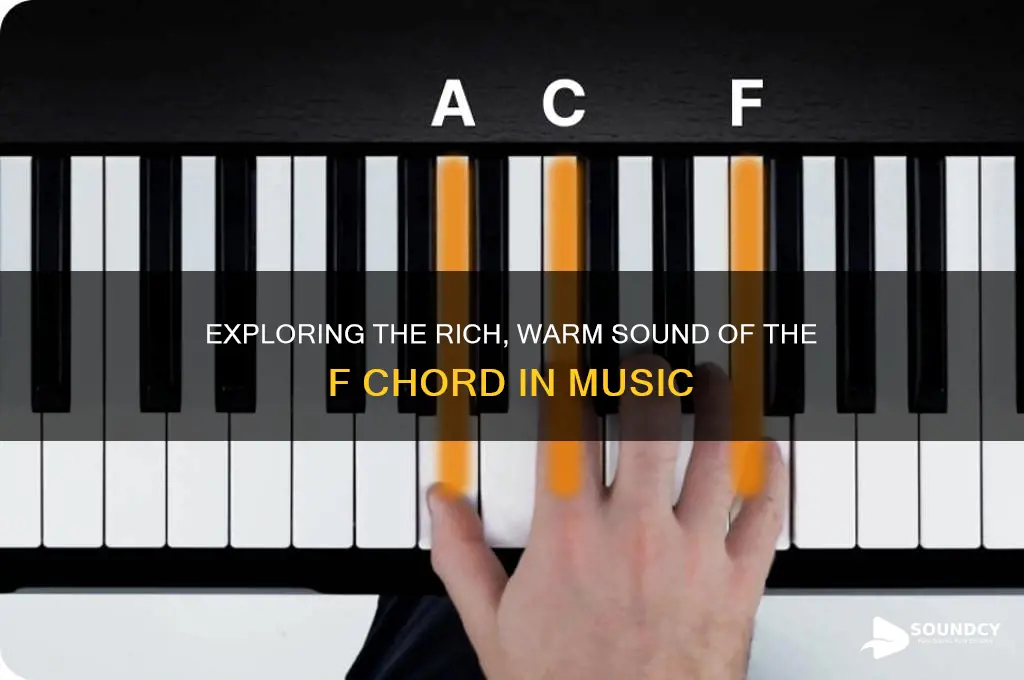 how does f chord sound