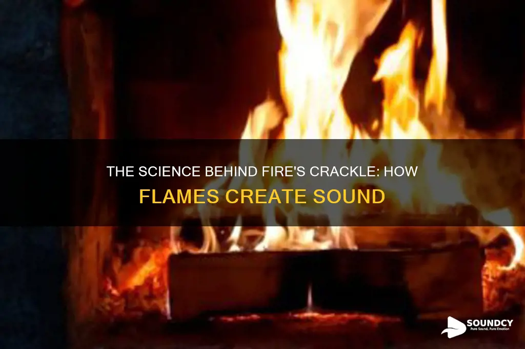 how does fire make sound