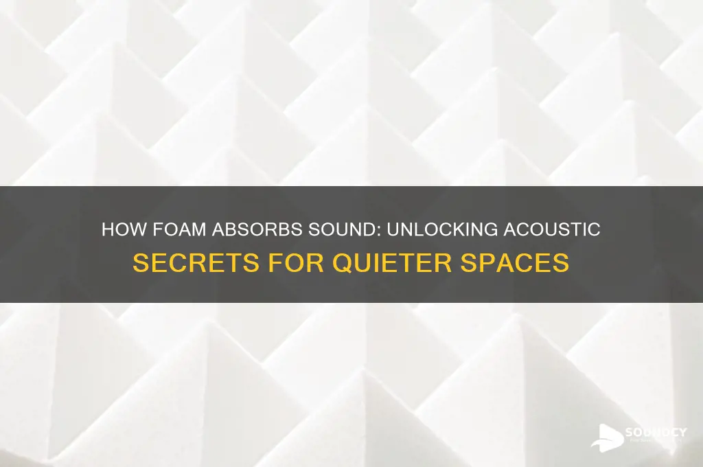 how does foam absorb sound