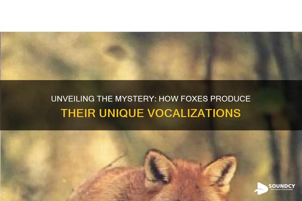 how does fox make sound