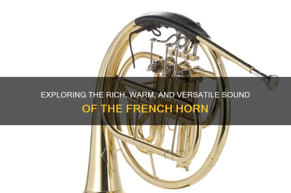 how does french horn sound
