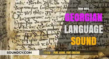 Exploring the Unique Melody and Rhythm of the Georgian Language
