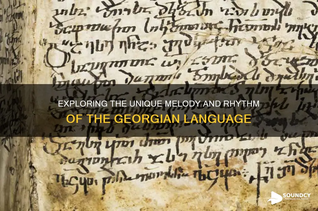 how does georgian language sound