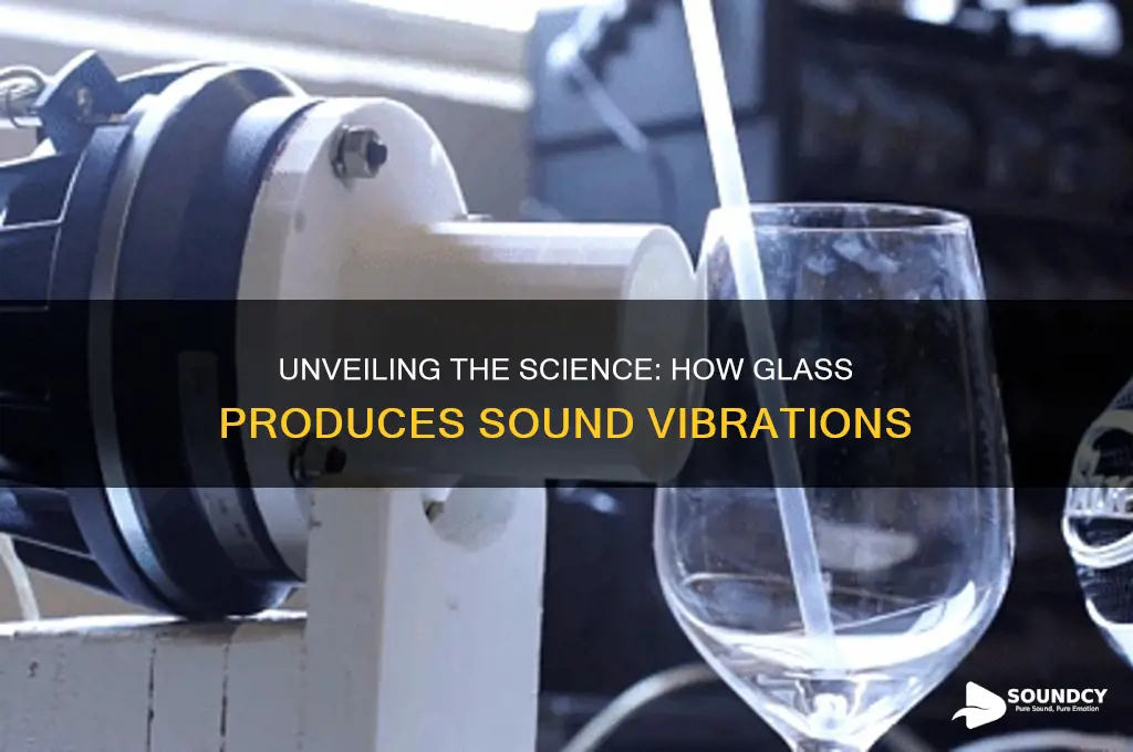 how does glass make sound
