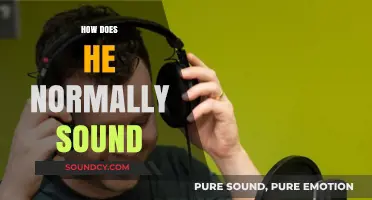 Unveiling His Natural Tone: Understanding How He Normally Sounds