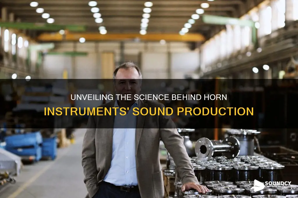 how does horn instruments produce sound