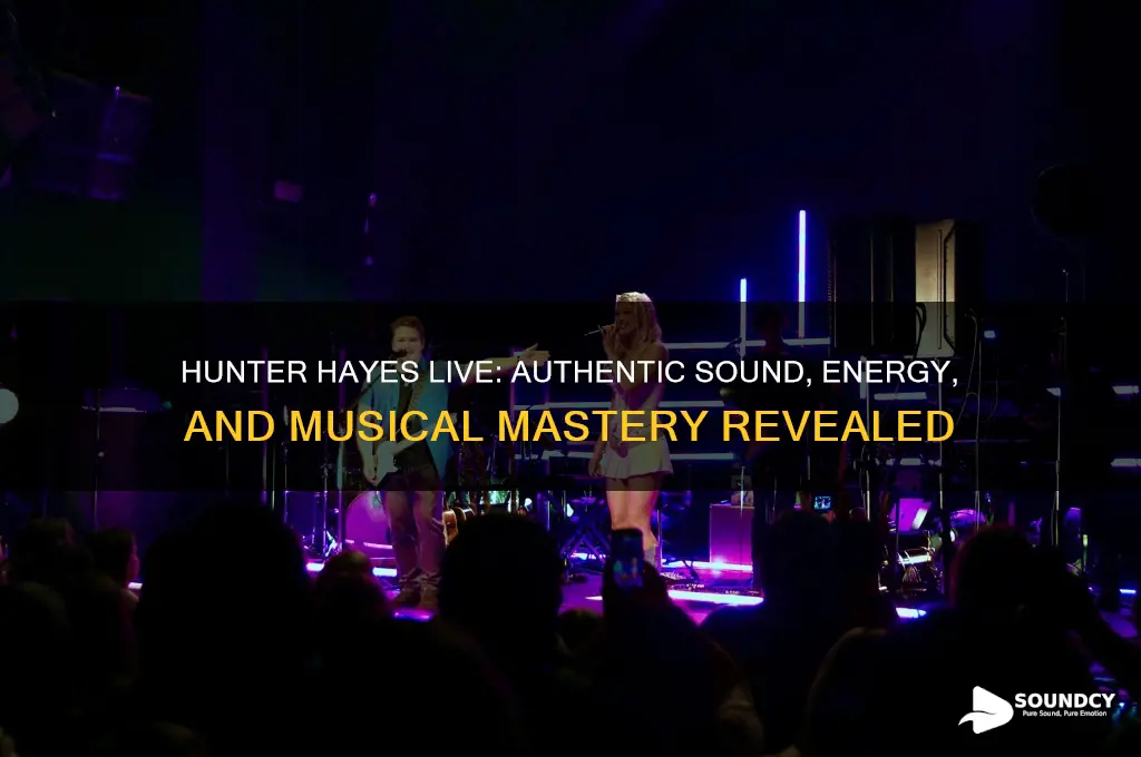 how does hunter hayes sound live