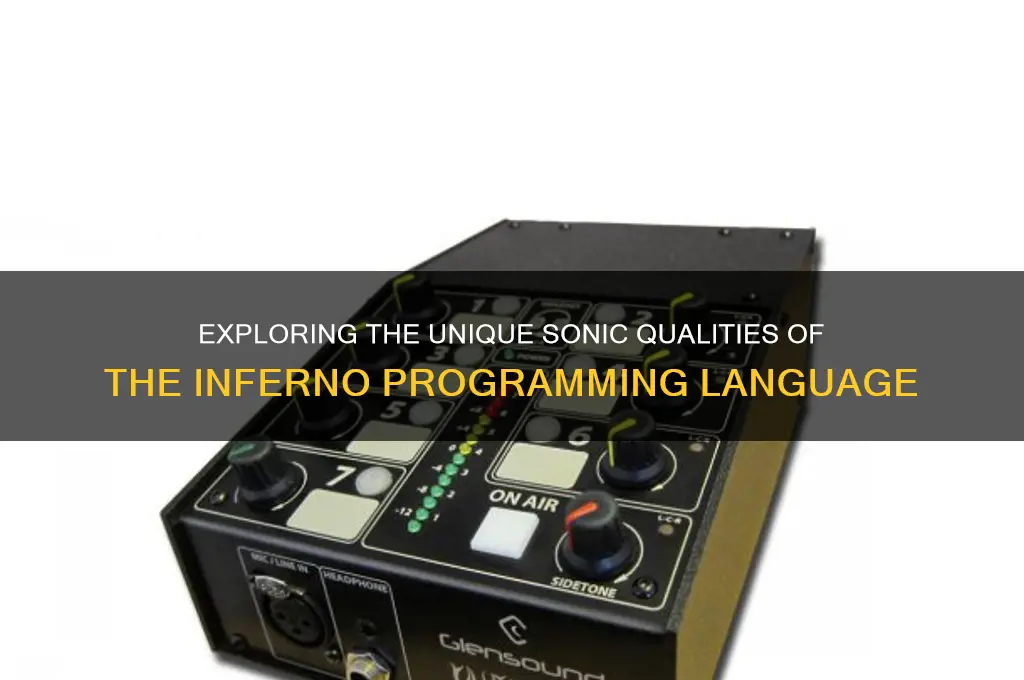 how does inferno language sound