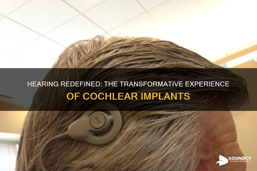 how does it sound to have a cochlear implant