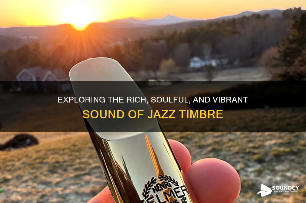 how does jazz timbre muisc sound