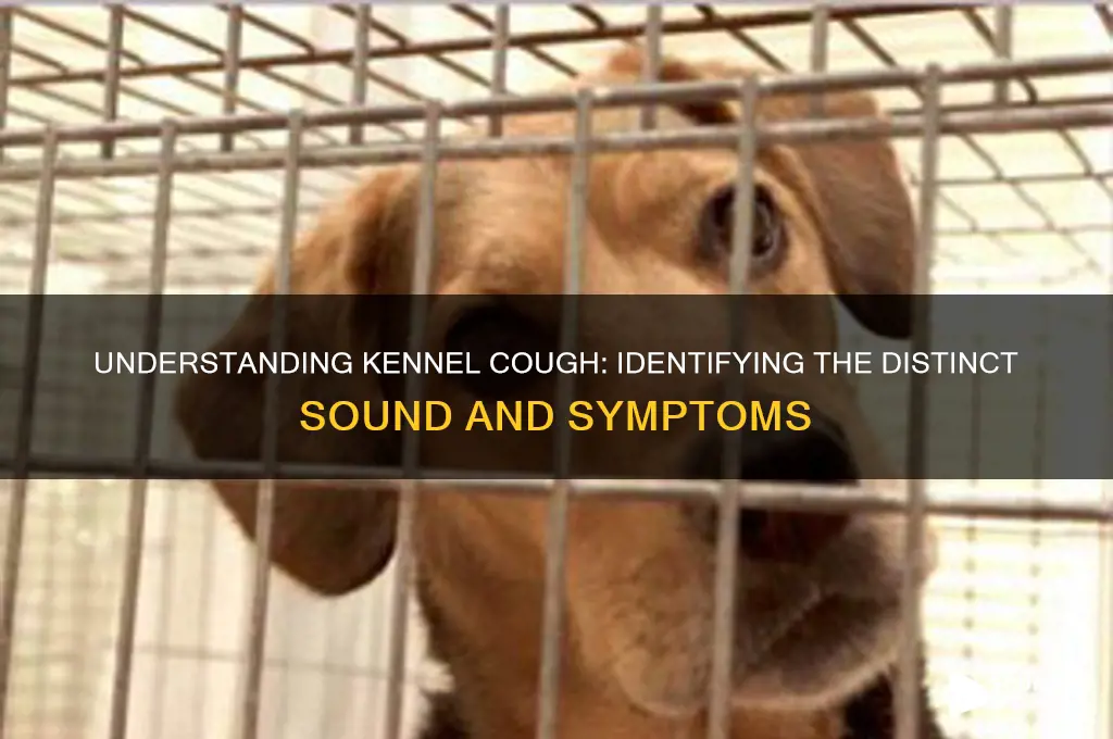 how does kennel cough sound
