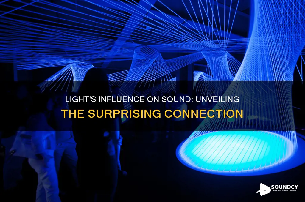 how does light affect sound