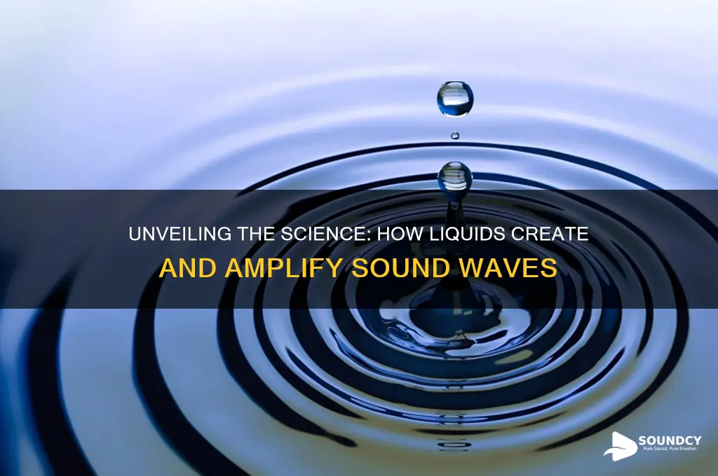 how does liquid make sound