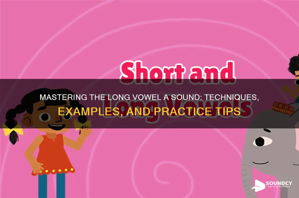 how does long vowel a sound